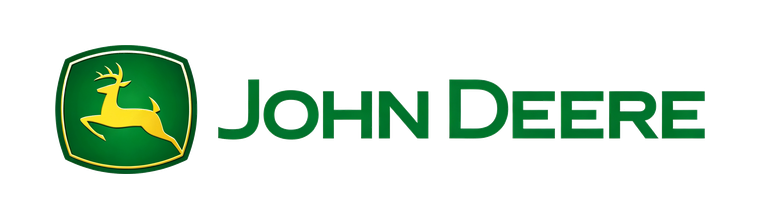 John Deere equipment brand logo indicating attachment compatibility