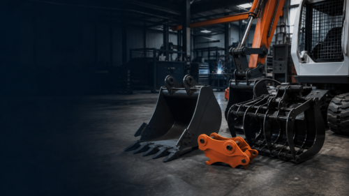 SJ Attachment excavator and loader attachment manufacturing and inspection