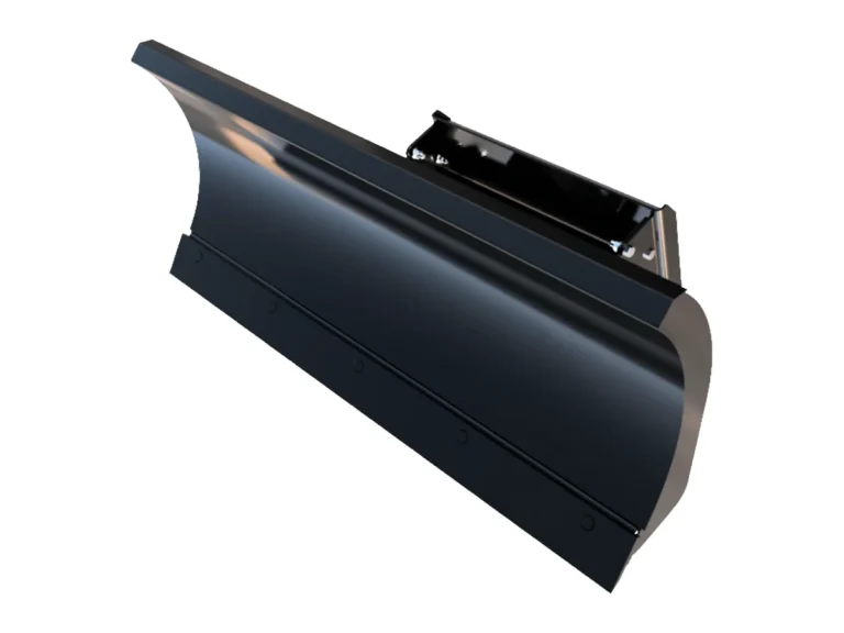 Mini Skid Steer Snow & Light Material Blade product attachment on white background