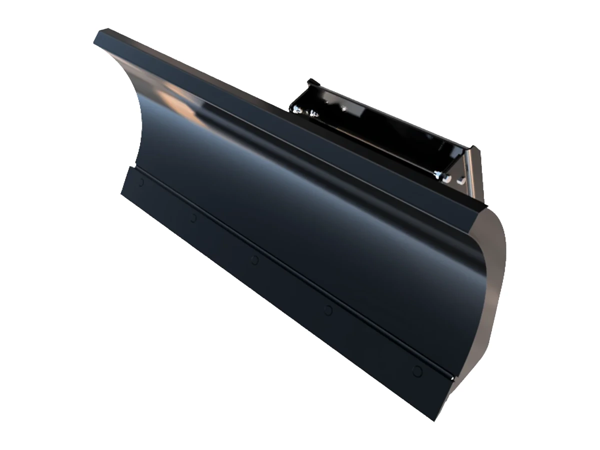 Mini Skid Steer Snow & Light Material Blade product attachment on white background