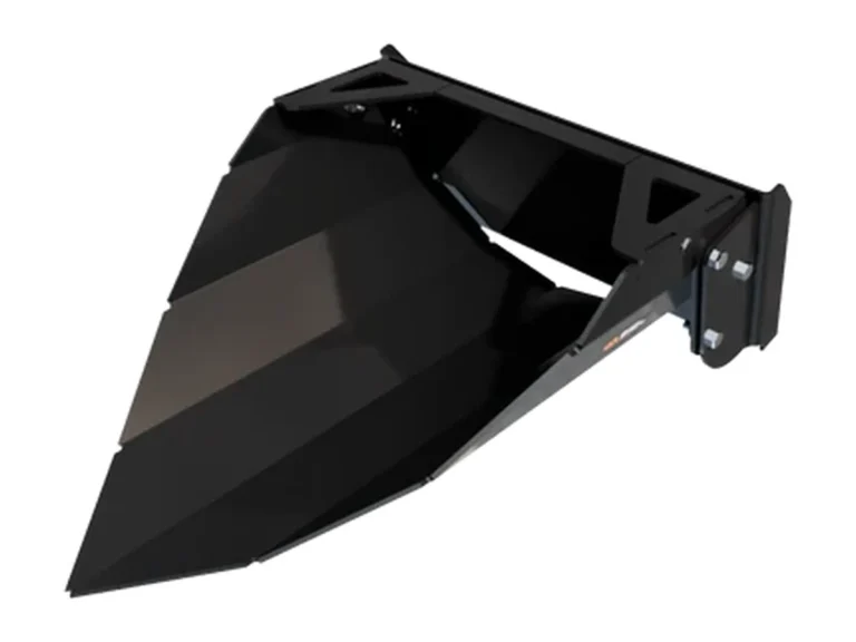 Mini Skid Steer Utility Spade product attachment on white background