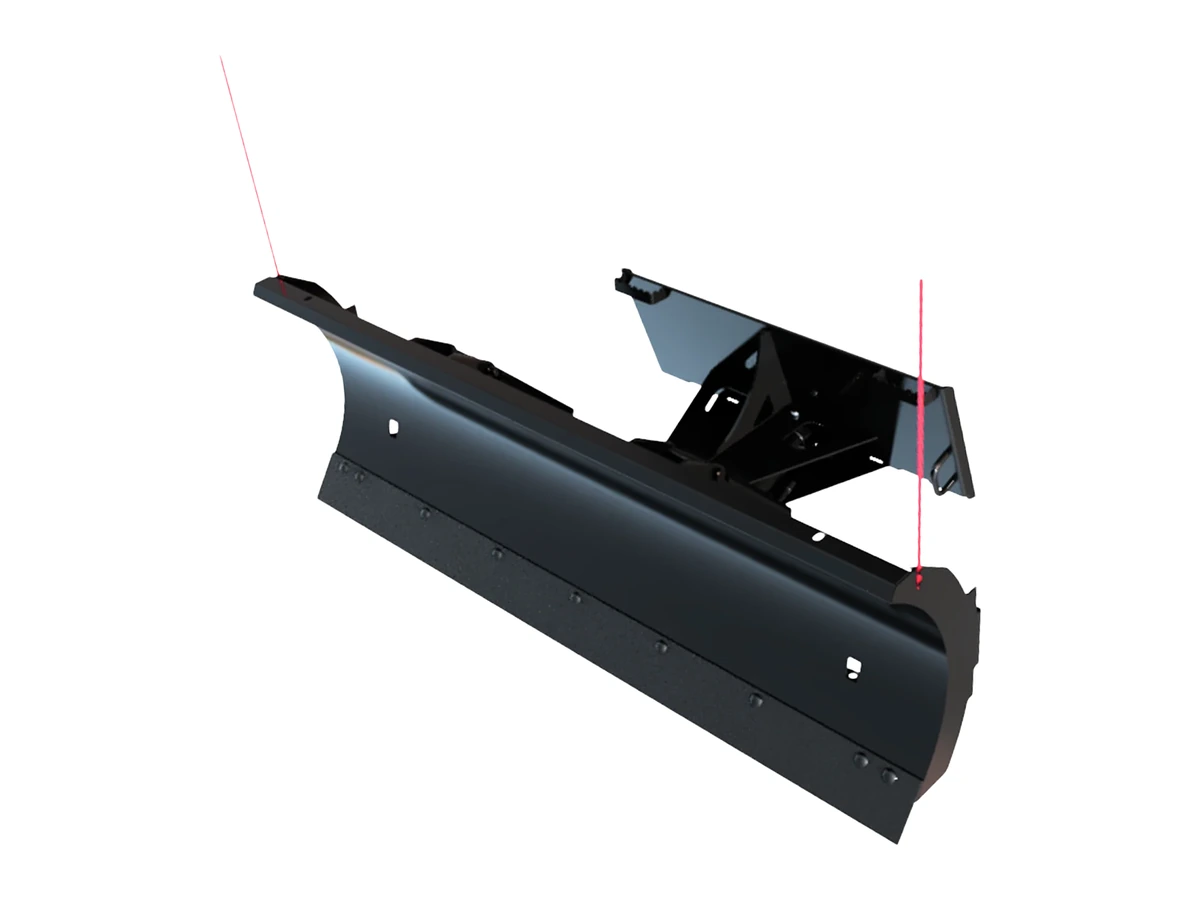 Skid Steer Snow Plow product attachment on white background