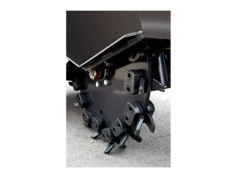 Skid Steer Stump Grinder product attachment on white background