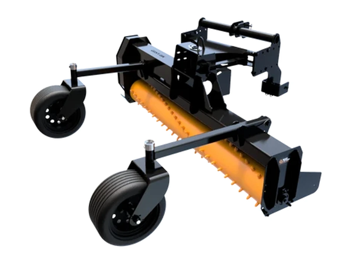 Tractor Soil Conditioner product attachment on white background